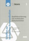 Buchcover Qualitätssicherung von technischer Dokumentation