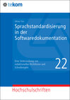 Buchcover Sprachstandardisierung in der Softwaredokumentation