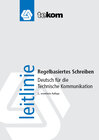Buchcover Deutsch für die Technische Kommunikation