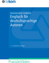 Buchcover Englisch für deutschsprachige Autoren