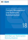Buchcover Content Management und Technische Kommunikation