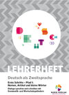 Buchcover Lehrerheft Deutsch als Zweitsprache Erste Schritte – Pfad 1: Nomen, Artikel und kleine Wörter. Dialoge sprechen und schr