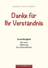 Buchcover Danke für Ihr Verständnis