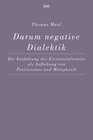 Buchcover Darum negative Dialektik