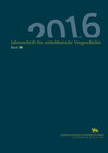 Buchcover Jahresschrift für mitteldeutsche Vorgeschichte / Jahresschrift für Mitteldeutsche Vorgeschichte 95 (2016)