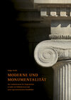 Buchcover Moderne und Monumentalität