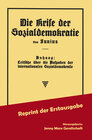 Buchcover Die Krise der Sozialdemokratie