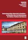 Buchcover Deutschsprachiger Unterricht in Rumänien