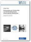 Buchcover Untersuchung des Primärzerfalls von Hochdruckdieselsprays mittels optischer Messtechnik