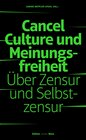 Buchcover Cancel Culture und Meinungsfreiheit