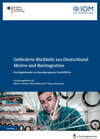 Buchcover Geförderte Rückkehr aus Deutschland: Motive und Reintegration.