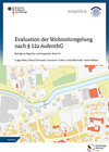 Buchcover Evaluation der Wohnsitzregelung nach §12a AufenthG