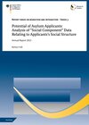Buchcover Potential of Asylum Applicants: Analysis of “Social Component” Data Relating to Applicants’s Social Structure