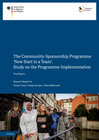 Buchcover The Community-Sponsorship Programme ‘New Start in a Team’