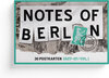 Buchcover Notes of Berlin 30er Postkartenbox
