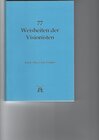 Buchcover 77 Weisheiten der Visionisten