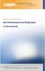 Buchcover Vom Parteienstaat zum Bürgerstaat - 4.1 Die Geschichte