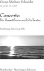 Buchcover Schneider,Georg Abraham (1770 - 1839): Concerto für Bassetthorn und Orchester