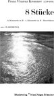 Buchcover Krommer, Franz Vinzenz: 8 Stücke
