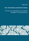 Buchcover Eine vielschichtig verstandene Evolution