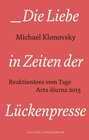 Buchcover Die Liebe in den Zeiten der Lückenpresse