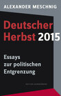 Buchcover Deutscher Herbst 2015