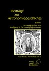 Beiträge zur Astronomiegeschichte / Beiträge zur Astronomiegeschichte width=