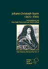 Buchcover Johann Christoph Sturm (1635-1703)