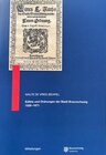 Buchcover Edikte und Ordnungen der Stadt Braunschweig 1528-1671