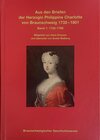 Buchcover Aus den Briefen der Herzogin Philippine Charlotte von Braunschweig 1732-1801