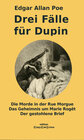 Buchcover Drei Fälle für Dupin