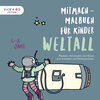 Buchcover Mitmach-Malbuch für Kinder - WELTALL