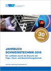 Buchcover Jahrbuch Schweißtechnik 2016