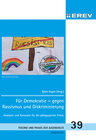 Buchcover Für Demokratie - gegen Rassismus und Diskriminierung