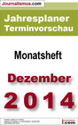 Buchcover Jahresplaner Terminvorschau – Monatsheft Dezember 2014