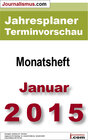 Buchcover Jahresplaner Terminvorschau – Monatsheft Januar 2015