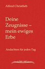 Buchcover Deine Zeugnisse - mein ewiges Erbe