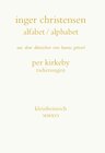 Buchcover alfabet / alphabet