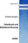 Buchcover Arbeitszeit und Betriebsverfassung