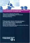 Buchcover Fokusmuster interner Schulevaluation