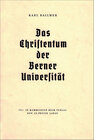 Buchcover Das Christentum der Berner Universität