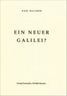 Buchcover Ein neuer Galilei?