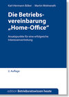 Buchcover Die Betriebsvereinbarung "Home-Office"