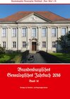 Buchcover Brandenburgisches Genealogisches Jahrbuch (BGJ) / Brandenburgisches Genealogisches Jahrbuch 2016