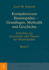 Buchcover Kompaktwissen Homöopathie – Grundlagen, Methodik und Geschichte