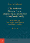 Buchcover Die Köthener Sommerkurse Homöopathiegeschichte 1-10 (2006-2015)
