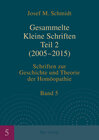 Buchcover Gesammelte Kleine Schriften Teil 2 (2005-2015)