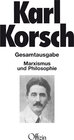 Buchcover Marxismus und Philosophie