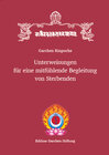 Buchcover Unterweisungen für eine mitfühlende Begleitung von Sterbenden