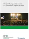 Buchcover Handreichung und Checkliste für barrierefreie Veranstaltungen